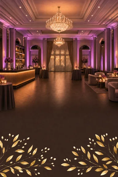 Twilight Ballroom — Sangeet — Sangeet card design
