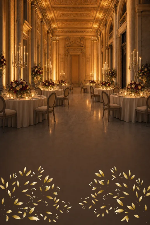 Twilight Colonnade — Anniversary — Modern Anniversary invitation card design from Ayozan