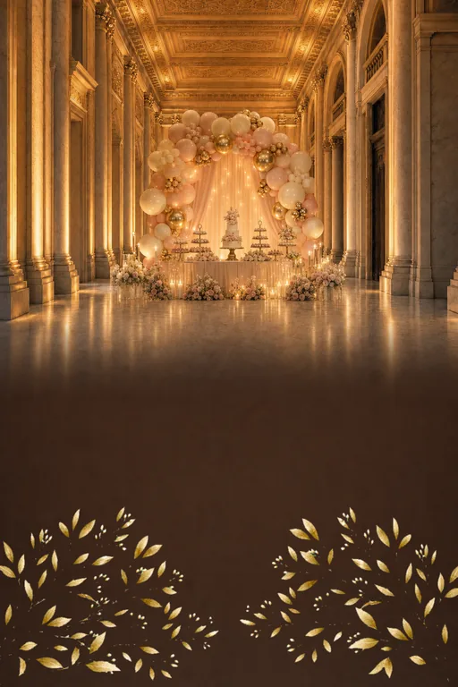 Twilight Colonnade — Birthday — Modern Birthday invitation card design from Ayozan