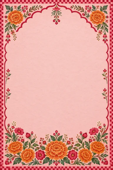 Gulabi Social Club — Malayalam Wedding invitation card design