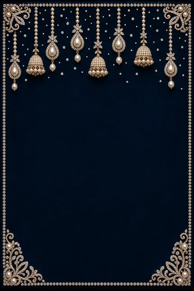 Pearl & Diamond Sangeet — Living Invitation — Sangeet card design