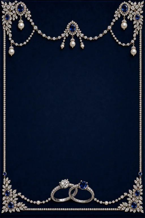 Midnight Sapphire Suite — Living Invitation — invitation page