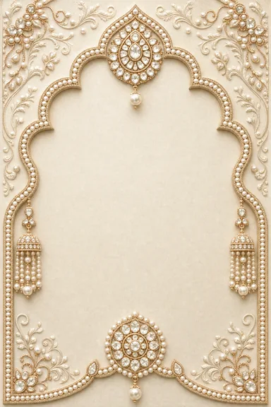 Pearl & Diamond Suite — Living Invitation — Wedding card design