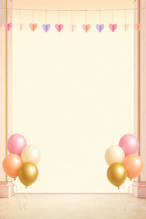 Dil aur Gubbare — Living Greeting — Modern Daughters' Day invitation card design from Ayozan