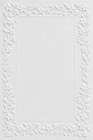 Embossed Vine Wedding — Living Invitation — animated wedding invitation from the Regal collection