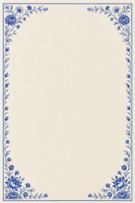 Blue Pottery Wedding — Living Invitation — invitation page