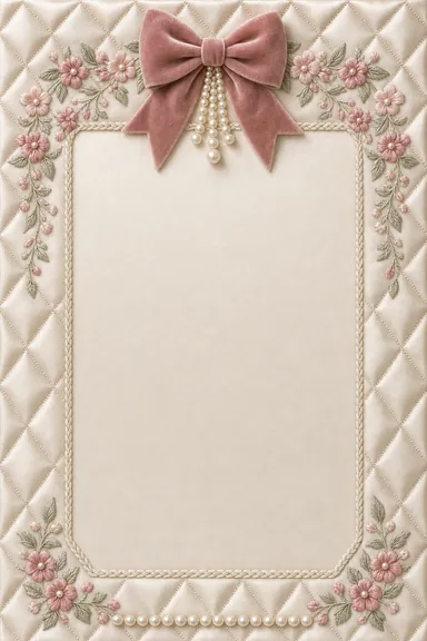 Quilted Pearl Wedding — Living Invitation — animated wedding invitation from the Regal collection