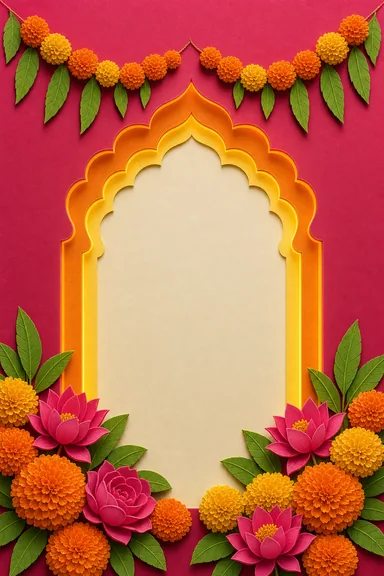 Rani Paper Garden Wedding — Living Invitation — animated wedding invitation from the Regal collection