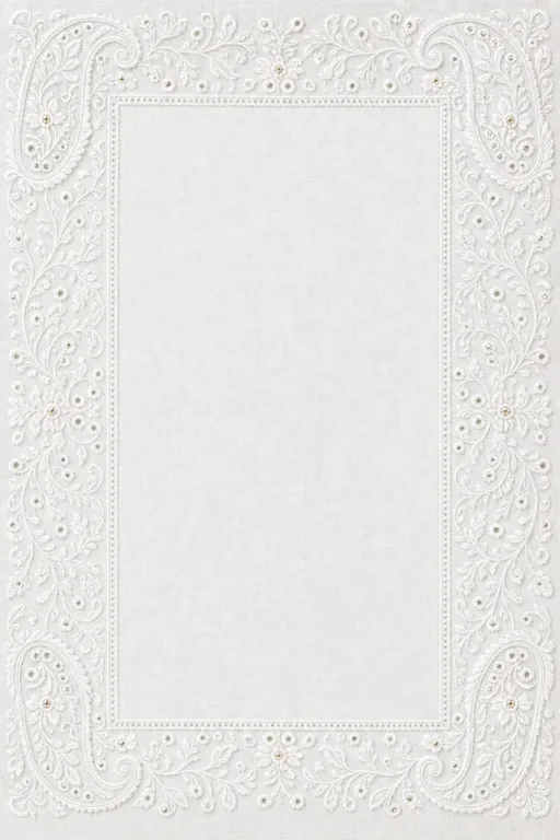 Chikankari Nikah — Living Invitation — Awadhi Muslim Minimal Wedding invitation card design from Ayozan
