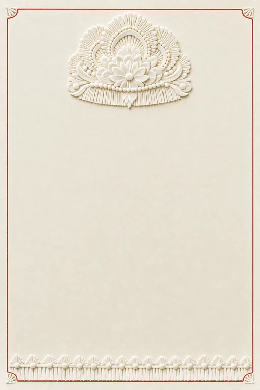 Shola Bengali Wedding — Living Invitation — Bengali Hindu Minimal Wedding invitation card design from Ayozan