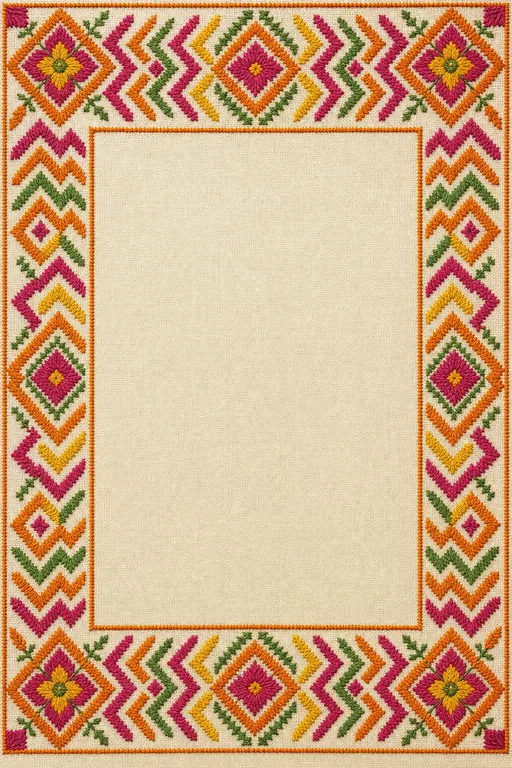 Phulkari Bagh Punjabi Wedding — Living Invitation — Punjabi Sikh Traditional Wedding invitation card design from Ayozan
