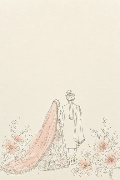 Jodi Sketch Wedding — Living Invitation — animated wedding invitation from the Regal collection
