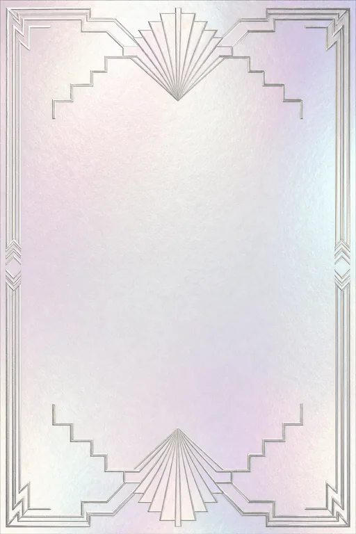 Opal Deco Wedding — Living Invitation — Geometric Wedding invitation card design from Ayozan