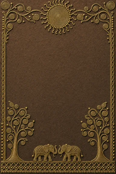 Dokra Brass Wedding — Living Invitation — animated wedding invitation from the Regal collection