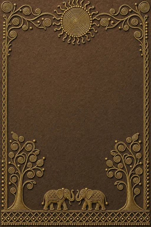 Dokra Brass Wedding — Living Invitation — Chhattisgarhi Traditional Wedding invitation card design from Ayozan