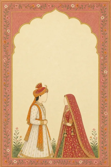 Rajasthani Jodi Wedding — Living Invitation — Wedding invitation