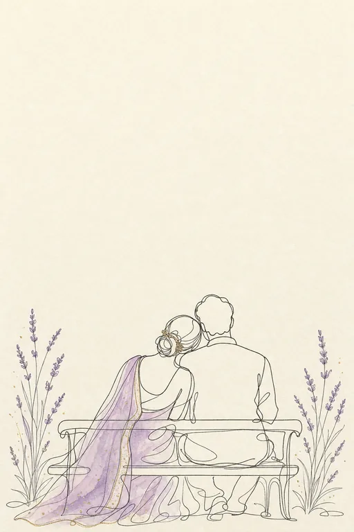 Jodi Sketch Anniversary Wishes — Living Greeting — Modern Anniversary invitation card design from Ayozan