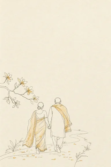 Jodi Sketch Golden Anniversary Wishes — Living Greeting — Anniversary greeting