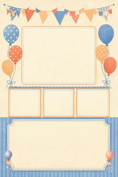 One Wonderful Year — Birthday card design