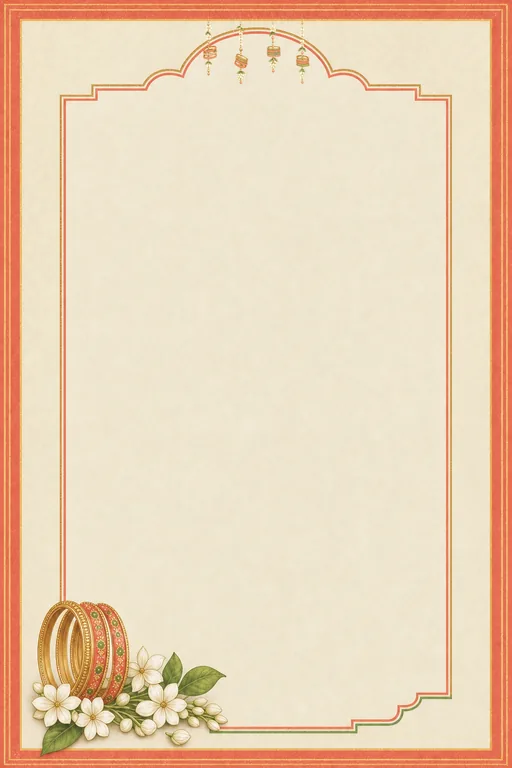 Bangles and Jasmine — invitation page