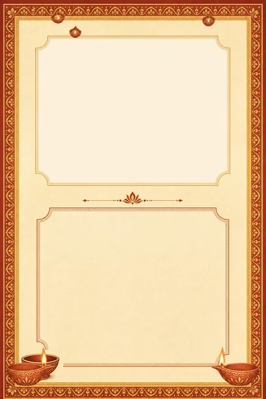 Diwali, From Our Home — Diwali greeting card design