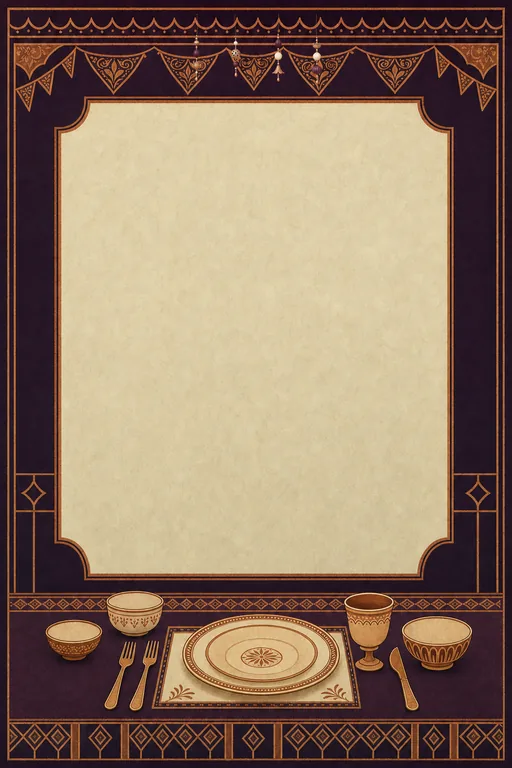 Diwali at Our Table — invitation page