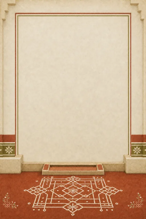 A Kolam at Our Door — invitation page