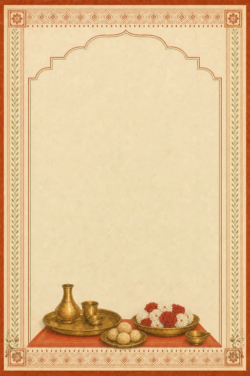 A Puja in Our Home — invitation page