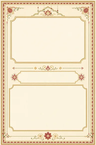 A Family Blessing — Birthday invitation card design