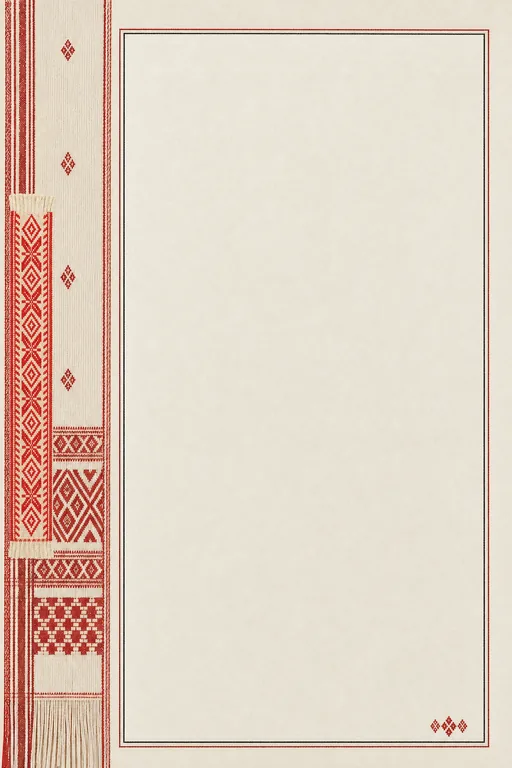 Gamosa, in Focus — invitation page