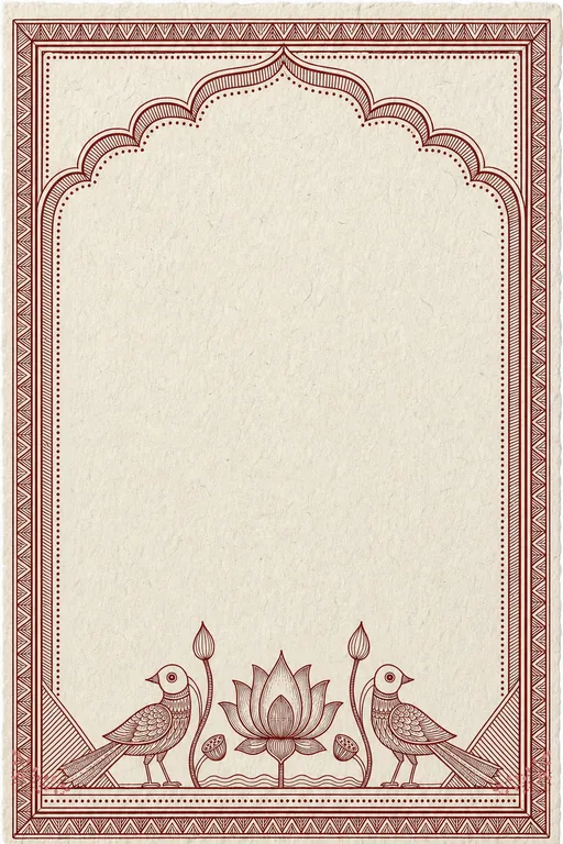 Mithila in Ink — invitation page