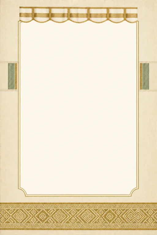 Kasavu Portrait — invitation page