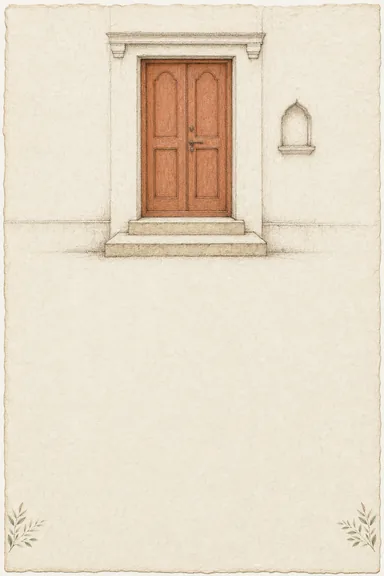 The Front Door — Housewarming invitation card design
