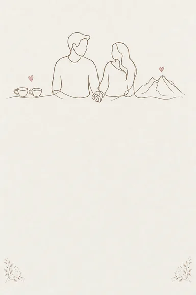 Our Story in Lines — animated wedding invitation from the Regal collection