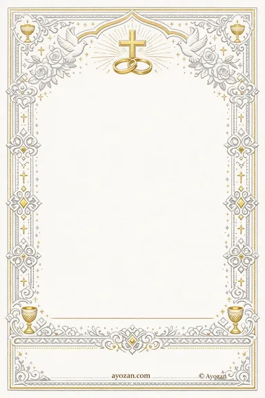 Christian Traditional Wedding Card — Wedding card design