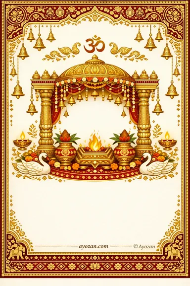 Hindu Traditional Wedding Card — Wedding card design