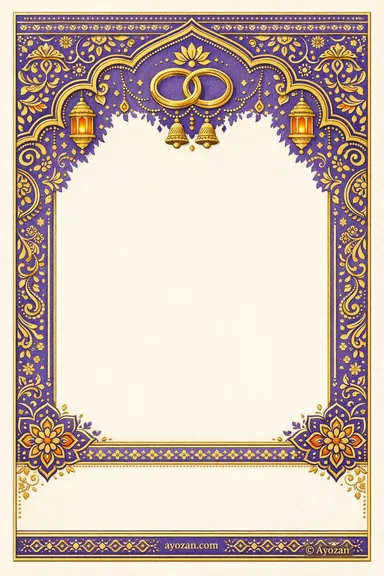 Traditional Wedding Elegance Card — Wedding card design