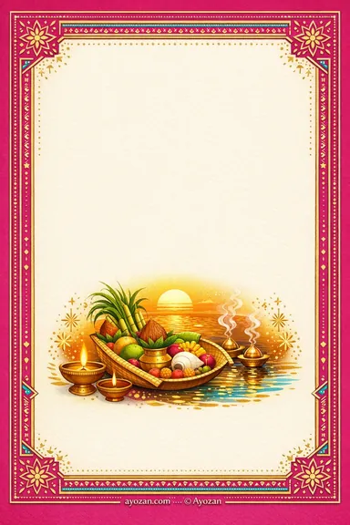 Chhath Puja · Classic — Chhath Puja greeting card design
