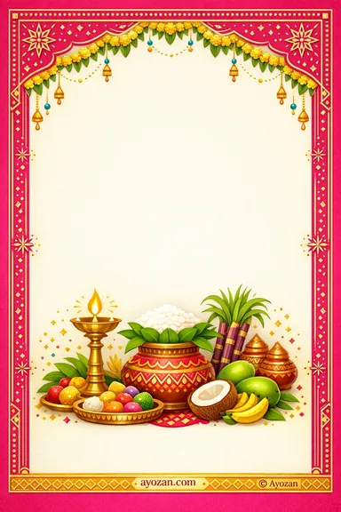 Tamil New Year · Classic — New Year greeting card design