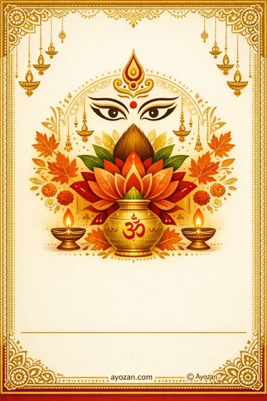 Bengali Dussehra · Classic — Dussehra design