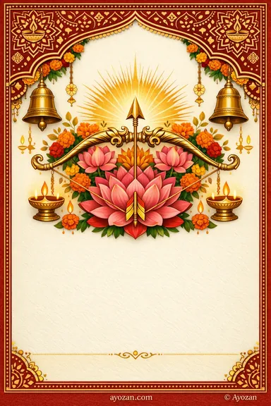 North Indian Ram Navami · Classic — Ram Navami greeting card design