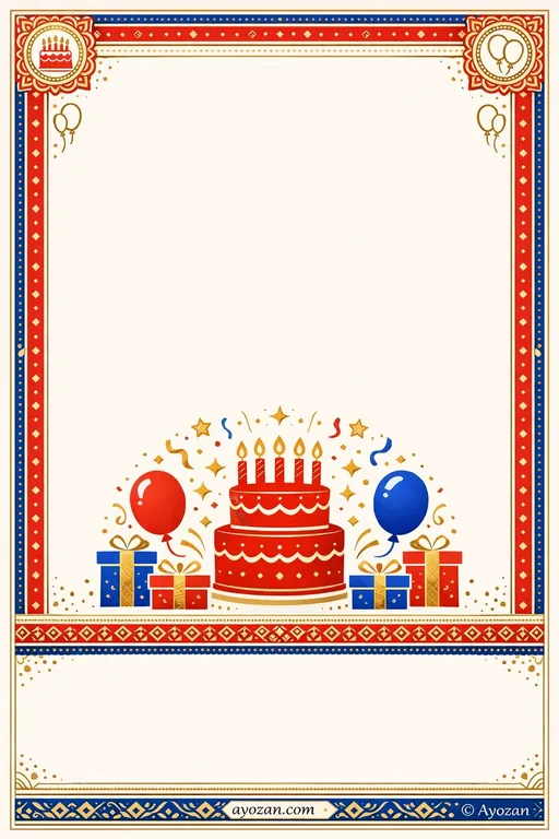 Birthday · Floral — Botanical Birthday invitation card design from Ayozan