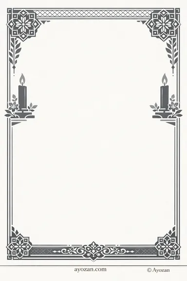 Funeral Prayer · Geometric — Funeral Prayer card design