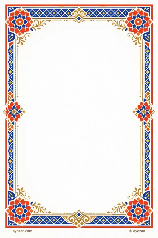 Geometric Thank You Card — Geometric Thank You invitation card design from Ayozan