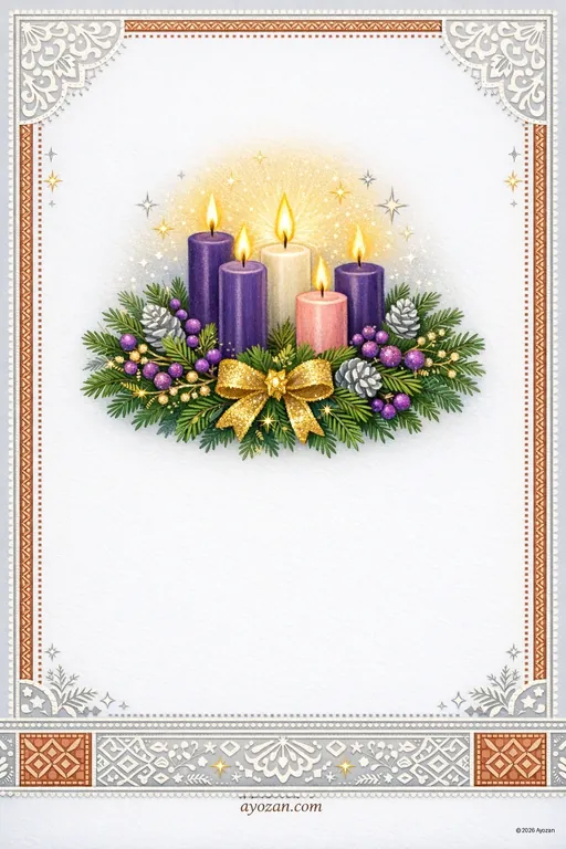 Bengali Christmas · Classic — Bengali Christian Traditional Christmas invitation card design from Ayozan