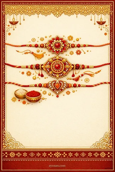 Bengali Raksha Bandhan · Classic — Raksha Bandhan card design