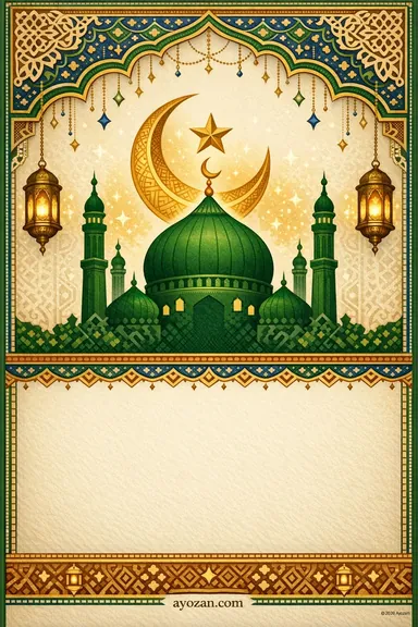 Bengali Eid Milad · Classic — Eid greeting card design