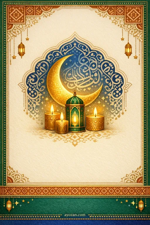 Bengali Eid Milad · Classic — Bengali Muslim Traditional Eid Milad-un-Nabi invitation card design from Ayozan