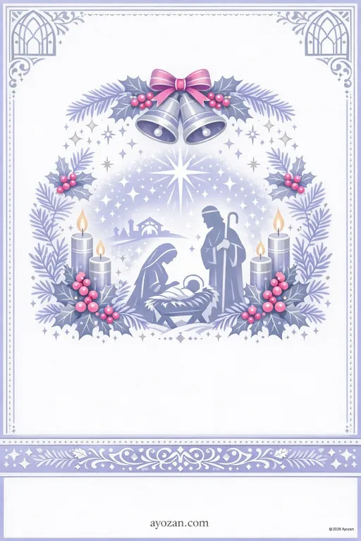 Goan Christmas · Contemporary — Goan Christian Modern Christmas invitation card design from Ayozan