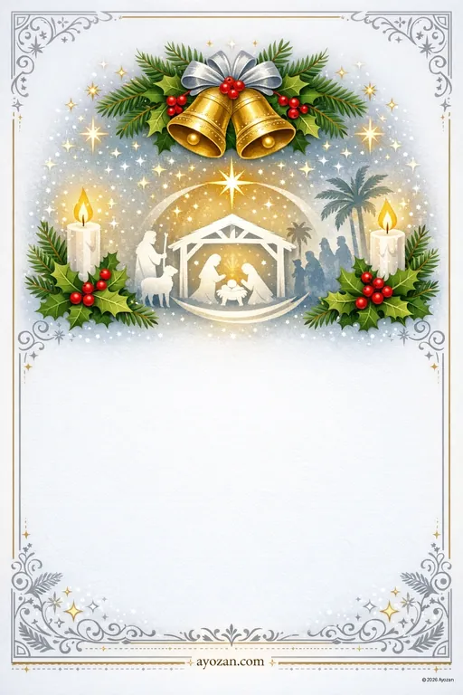 Goan Christmas · Classic — Goan Christian Traditional Christmas invitation card design from Ayozan